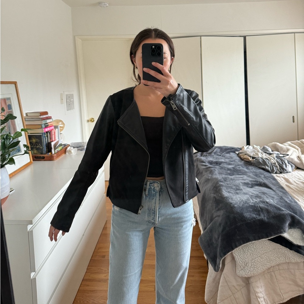 Last Call!! CLOSET CLEAR OUT!!! Lucky Brand Faux Leather/Suede Jacket - M